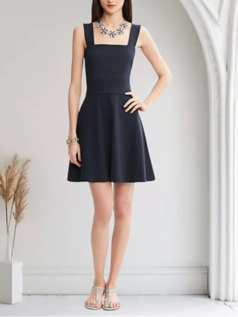 Banana Republic | Milly Collection | Blue classic fit and flare